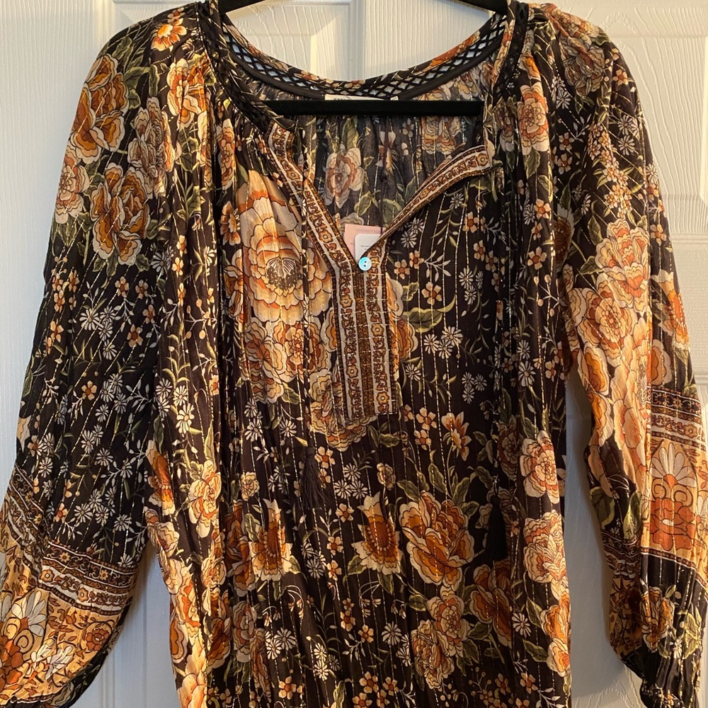 NWT Spell Mystic Blouse in Nightfall